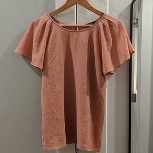 BANANA REPUBLIC FACTORY flutter sleeve blouse